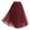 Red, variant on Fgnfyis Women's Tulle Skirt Mid Length Elastic High Waist Pleated A Line Pommel Skirt Women's Skirts Black S