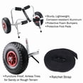 thumbnail image 4 of 1236 RAD Sportz Kayak Trolley Kayak Cart with Pneumatic Tires 150 LB Capacity Silver, 4 of 4
