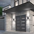 thumbnail image 2 of Artika Strike Modern Outdoor Wall Light, Black, 2 of 8