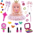thumbnail image 1 of B Childrens Doll Head For Hairdresser Play Set With Styling Tools Pretend Role Game Educational Kit Gift For Girls Safe Plastic Fun, 1 of 5
