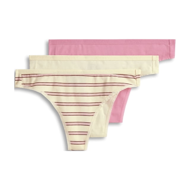 Jockey String Extensible en Coton Biologique pour Femmes - Lot de 3