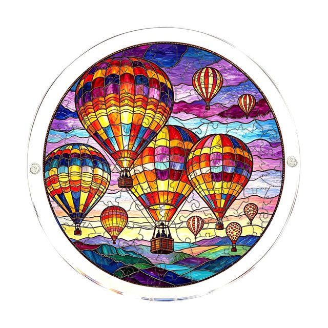 SIfdSeng My Items Acrylic Puzzles Window Hanging 83 Acrylic Puzzles Garden for Mom Birthday Home