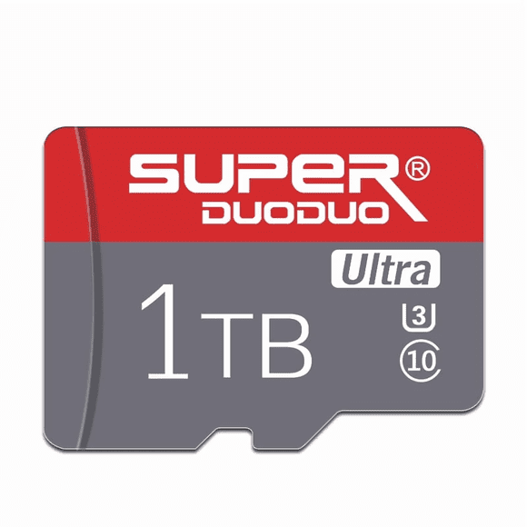 1T Micro Secure Digital Flash Memory Card, UHS-I, C10, U3, V30, 4K, Large Capacity Full HD Memory Card Suitable For Smartphones, Cameras, Computers, Gaming And Other Android Devices