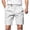 White, variant on JYnXIANTI Mens Dress Shorts Lightweight Classic Fit Bermuda Shorts Comfort Formal Business Casual Work Shorts Summer Clothes
