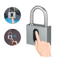 thumbnail image 3 of Fingerprint Padlock BT Lock with APP & Fingerprint 2 Unlocking Ways IP65 Waterproof 100 Groups, 3 of 8