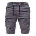 thumbnail image 5 of Diufon Men's Athletic Shorts Drawstring Waisted Outdoor Sport Shorts Spring Summer Hiking Shorts with Pockets, 5 of 5