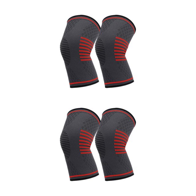 relayinert 2x Lightweight Knee Brace Support For Running Protection And Breathable Durable Knee Pad Comfortable red S 2Set