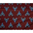 thumbnail image 4 of oneOone Polyester Lycra Fabric Floral Block Print Sewing Fabric BTY 56 Inch Wide, 4 of 4