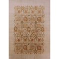 thumbnail image 1 of Ahgly Company Indoor Rectangle Mid-Century Modern Light Brown Oriental Area Rugs, 2' x 3', 1 of 6