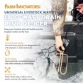 thumbnail image 2 of Farm Innovators Chauffe-Eau Universel pour Bétail 1500W Bouchon de Vidange Déglaceur, 2 of 9