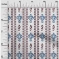 thumbnail image 1 of oneOone Silk Tabby Fabric Swirl & Paisley Ikat Printed Craft Fabric BTY 42 Inch Wide, 1 of 4