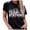 Noir, variante sur Femmes Pourrait Être une Journée comme une Gare Dames Décontracté Col Rond Manches Courtes Haut Imprimé Drôle Design Drôle T Shir Haut pour Femmes T-Shirts pour Femmes T-Shirts pour Femmes Manches Courtes Athlétique Chemise pour Femme Légère Femmes
