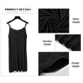 thumbnail image 4 of MISFAY Robe Débardeur Décontractée d'Été pour Femmes Couverture de Plage Robe Simple avec Poches (Noir01, xx_l), 4 of 5