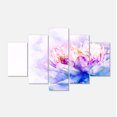 thumbnail image 2 of Blue Flower Watercolor - Floral Canvas Art print, 2 of 3