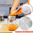 thumbnail image 2 of RYGRZJ Couvercle Râpe pour Pot Mason, Couvercle Râpe à Fromage, Couvercles de Pots Réutilisables, Couvercles de Mise en Conserve Polyvalents, Couvercle de Pot Mason Couvercles de Pots Pratiques, 2 of 5