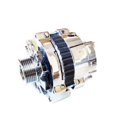 thumbnail image 1 of 130A Left Mount Serpentine High Output Alternator for Chevy GM, Chrome, 1 of 1