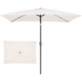 thumbnail image 3 of JWshufel Large 118 Inch Outdoor Garden Beach Umbrella Replacement with 6 Ribs for Patio and Sunshade Protection UV Block Heavy Duty Polyester Fabric Easy to Store and Maintain, 3 of 5