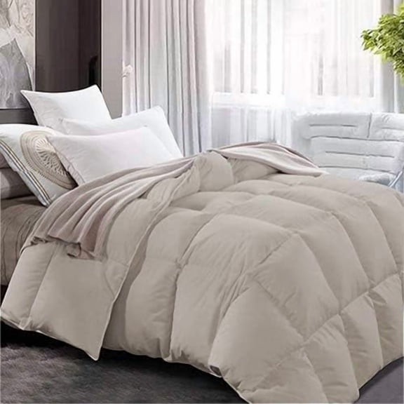 Couette Insert de Duvet - Couette Alternative au Duvet Matelassée avec Pattes d'Angle pour Toutes les Saisons - Microfibre Brossée Légère et Respirante, Lavable à la Machine ( \uDx\uD