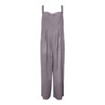 thumbnail image 3 of Women's Long Overalls Summer Casual Adjustable Overalls Jumpsuit, 3 of 4