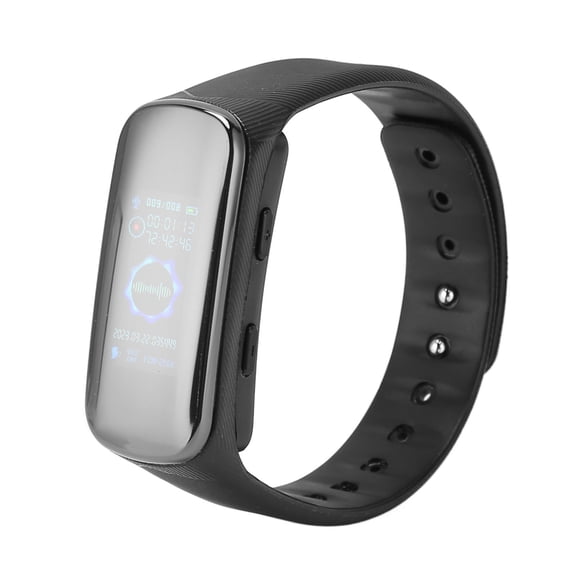 Voice Recorder Smart Watch, Voice Activated Recorder, Bracelet Recording Device with Noise Reduction HIFI MP3 Function, Detachable Design Voice Recorder for Women Men