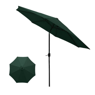 EGNMCR Parasol de Jardin Parasol d'Étal Extérieur Parasol de Plage Toile de Remplacement pour Parasol Diamètre 118 Pouces avec 8 Baleines Gaine de Sport