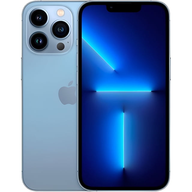 Refurbished Apple iPhone 13 Pro Max - 1TB – Sierra Blue – 12MP Triple Rear & 12MP Front Camera - Fully Unlocked Smartphone - Excellent Condition