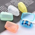 thumbnail image 1 of Mefallenssiah 5 Piece Set Portable Travel toothbrush Cover Wash Brush Cap Case Box, 1 of 8