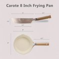 thumbnail image 2 of Poêle à Frire en Céramique Antiadhésive Chef Poêle Saine & Sans PFOAPFAS Compatible Induction Taupe, 2 of 7