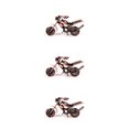 thumbnail image 1 of Transemion Authentic True Metal Vehicles - Must-Have For Any Motorcycle antique bronze 14cm*6cm*7cm 3Set, 1 of 6