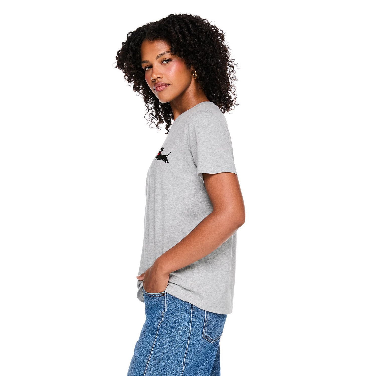 T-shirt à encolure ras du cou George pour femmes