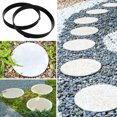 thumbnail image 4 of 2Pcs DIY Reusable Garden Path Paving Mold Crescent Molds Brick Stone DIY Molds Tool for Garden, 4 of 9