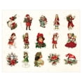 thumbnail image 2 of WHEANG Stickers Christmas Santa School Party Holiday Decoration And Craft Card Gift Envelope Box White, 2 of 4