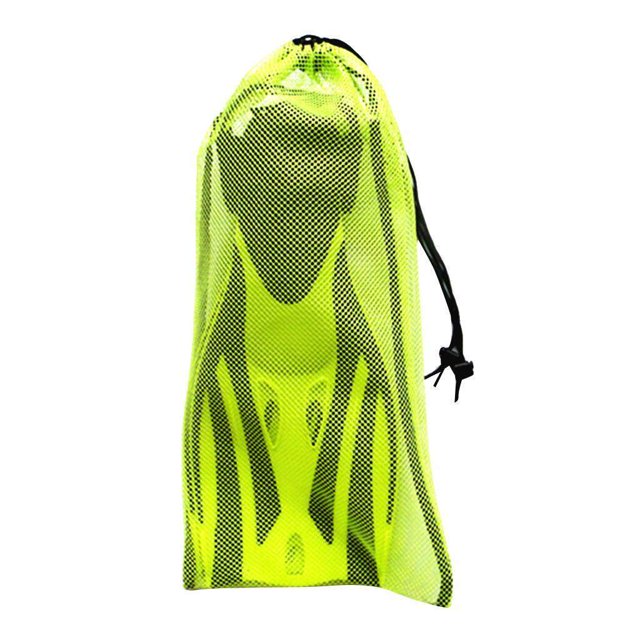 Mesh Drawstring Bag for Snorkeling Equipment Mesh Handbag Scuba Diving Diving Goggles Mask Yellow