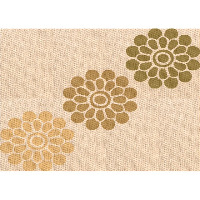 Ahgly Company Tapis Rectangulaire Lavable en Machine Intérieur Transitionnel Jaune, 6 Pieds x 9 Pieds