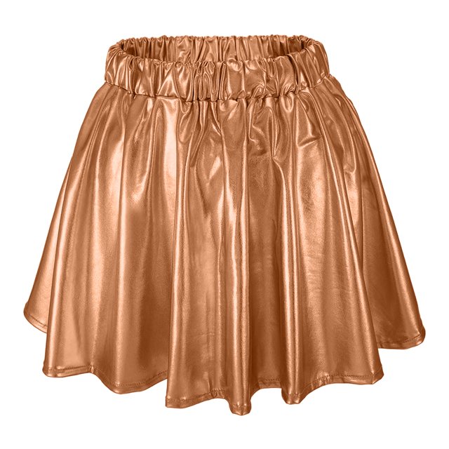 B91xZ Jupe Longue Plissée Taille Haute Asymétrique Fluide pour Femmes, Café L