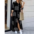 thumbnail image 2 of Ketyyh-chn99 Robe T-Shirt 2024 Décontractée de Plage Robe d'Été Femmes Grande Taille Mode Sans Manches à Col en V Combinaison à Imprimé Floral Robe de Plage Beige,2TG, 2 of 5