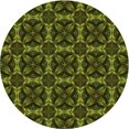 thumbnail image 1 of Ahgly Tapis Rond Lavable en Machine Intérieur Transitionnel Gris Minuit, 4 Pieds Rond, 1 of 7