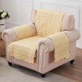 thumbnail image 3 of 2024 Somerset Farmhouse Reversible Furniture Cover Loveseat Protector, 3 of 9