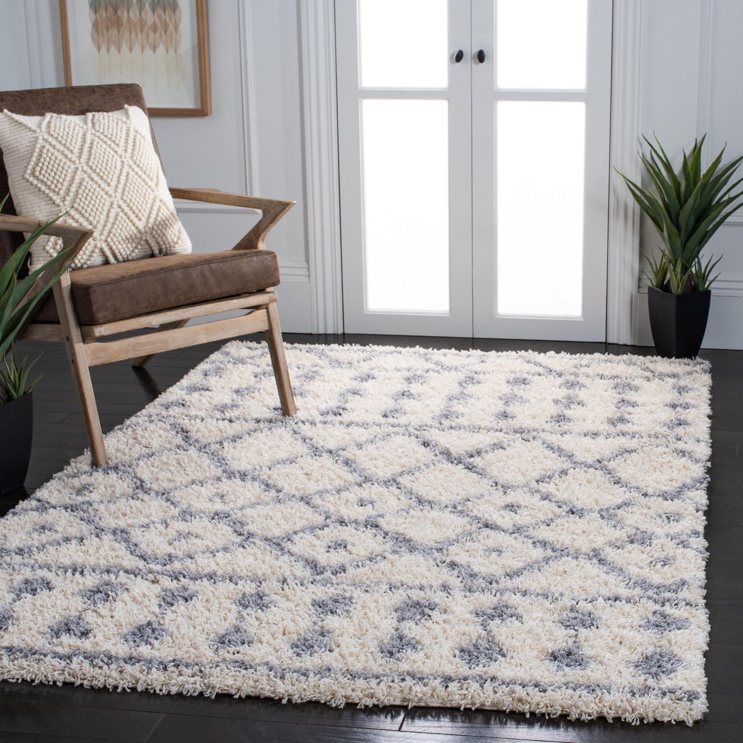 Safavieh Venus Susan Abstract Geometric Shag Area Rug