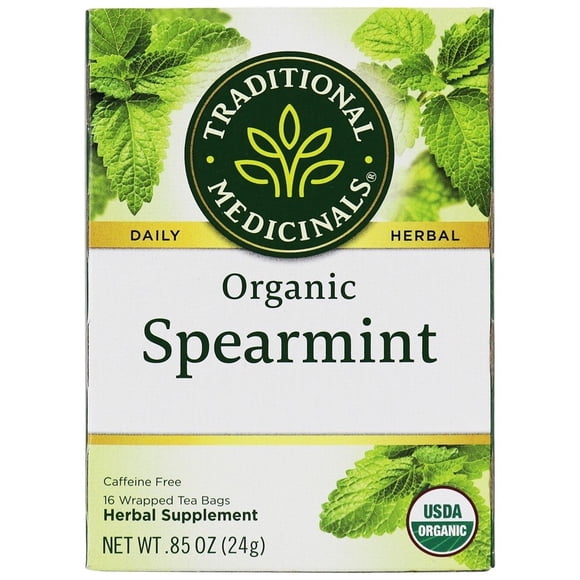Traditional Medicinals - Tisane Biologique à la Menthe Verte - 16 Sachets de Thé