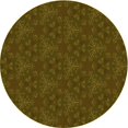thumbnail image 1 of Ahgly Company Tapis de Zone Carré Lavable en Machine Intérieur Transitionnel Jaune Foncé Vert, 3 Pieds Carré, 1 of 7