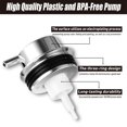 thumbnail image 5 of Foaming Hand Soap Dispenser, Bathroom Soap Dispenser or Lotion Dispenser for Kitchen, Refillable Clear Glass Dispenser, 5 of 5
