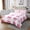 Pink, variant on Erosebridal Princess Bow Coverlet Set Queen, Romantic Heart Bedding Set, Cartoon Flower Decor, 3-Piece