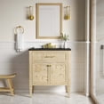 thumbnail image 1 of Modway Elysian 30" Wood Bathroom Vanity in Black Burl, 1 of 10