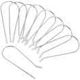 thumbnail image 1 of Hot Curler Clips Stainless Steel Replacement Securing Pins for Hair Styling Silver 16pcs, 1 of 9