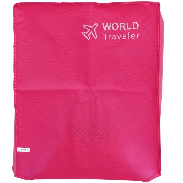 CIMAXIC Housse de Valise Pliable Imperméable et Antipoussière pour Valise à Roulettes de 20 Pouces (Rose), 25 Pouces X 14,96 Pouces X 9,25 Pouces