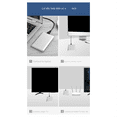 thumbnail image 4 of 2.5 Inches SATA3 to USB3. 1 SSD Solid Mechanical Notebook Hard Drive Box Type-C3.1 Mobile Storage Hard Drive Box Grey, 4 of 5