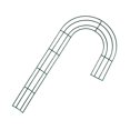 thumbnail image 4 of Wire Wreath Frame Iron Flower Wreath Frame for Christmas Thanksgiving Party 40cm, 4 of 9