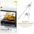 thumbnail image 3 of Miangastore Fourchette de BBQ Rotative en Acier Inoxydable pour la Maison Argent Facile à Transporter et à Ranger 1 Ensemble, 3 of 5