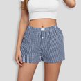 thumbnail image 2 of Plebaso Shorts Boxeurs pour Femmes Taille Élastique Shorts Décontractés Bas de Détente Confortables Shorts de Pyjama Amples Vêtements de Nuit, 2 of 6